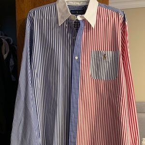 Ralph Lauren Red, White & Blue button up
